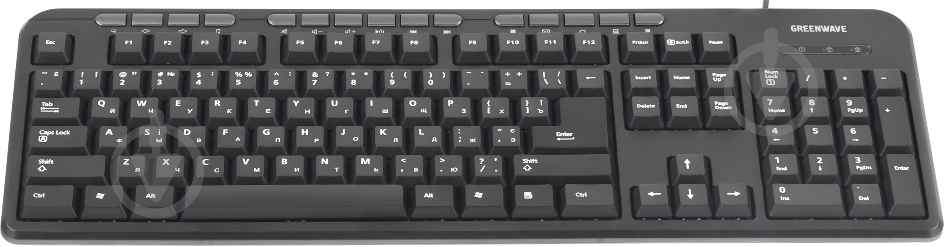 Клавиатура Greenwave Multimedia 305 (Multimedia 305) USB black - фото 2 Клавиатура Greenwave Multimedia 305 (Multimedia 305) USB black - фото 2