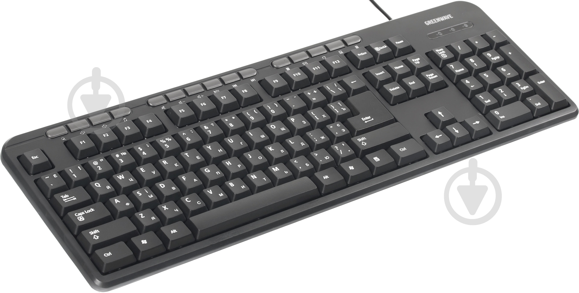 Клавиатура Greenwave Multimedia 305 (Multimedia 305) USB black - фото 3 Клавиатура Greenwave Multimedia 305 (Multimedia 305) USB black - фото 3