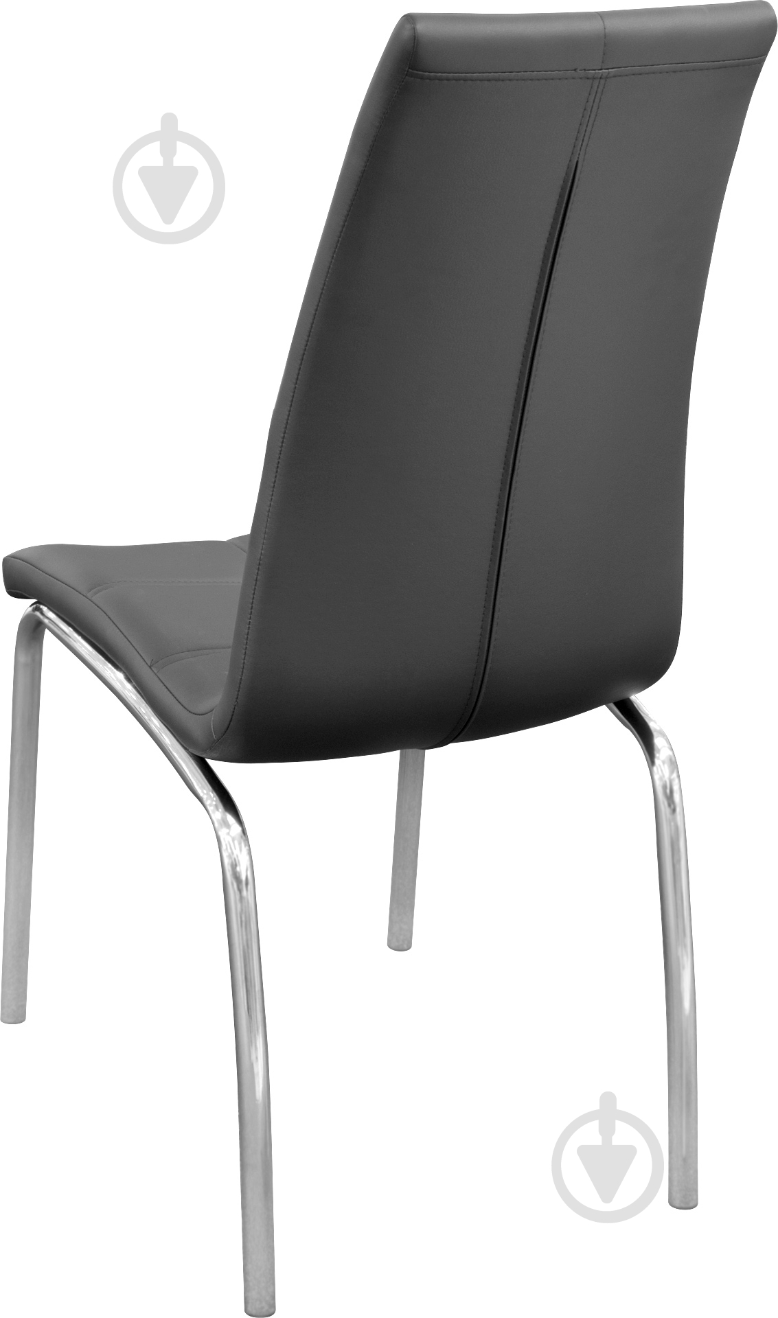 Стул обеденный Адлер темно-серый/хром - фото 3