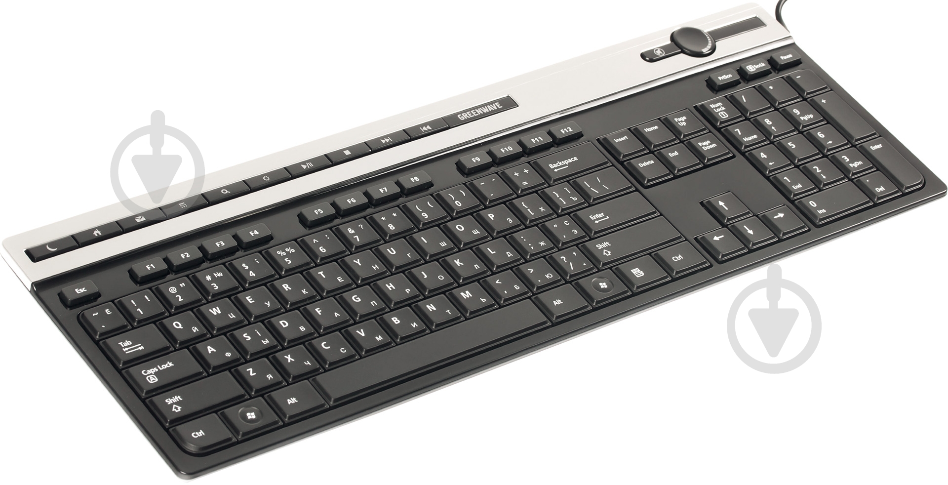 Клавіатура Greenwave Multimedia 320 (Multimedia, 320) USB black - фото 3