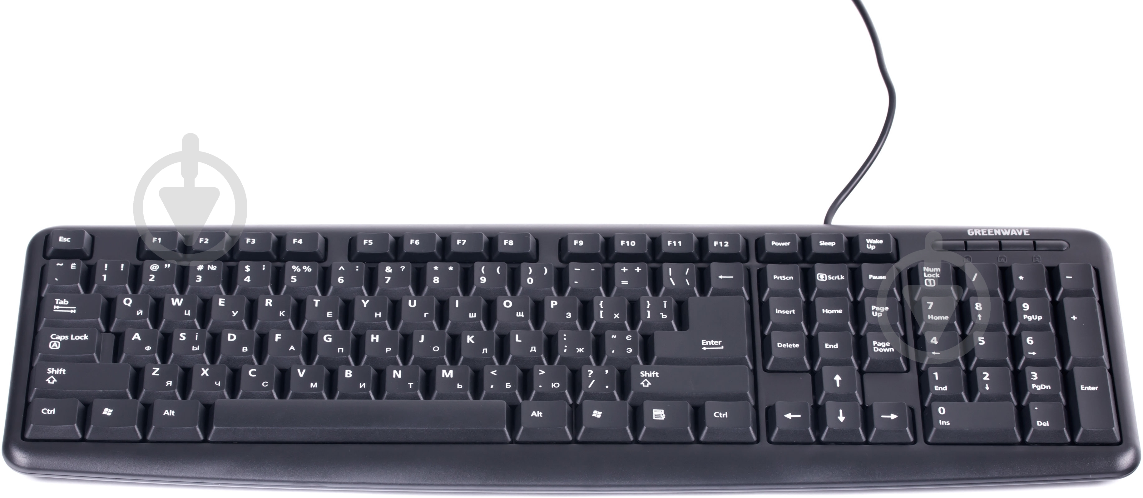 Клавиатура Greenwave Standard 105 (Standard 105) USB black - фото 2