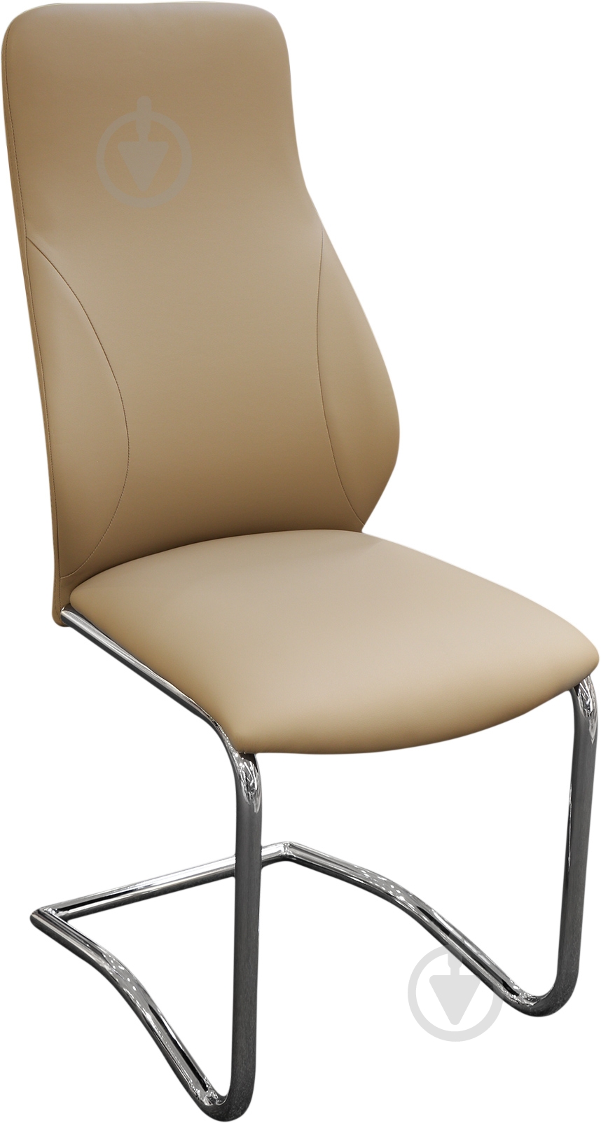 Стул обеденный Балтимор хром/капучино - фото 1