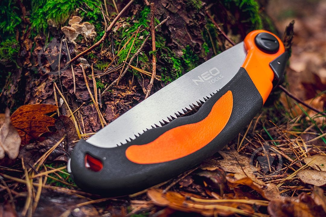 Пила складная NEO tools туристическая Bushcraft 43см 63-120 - фото 5
