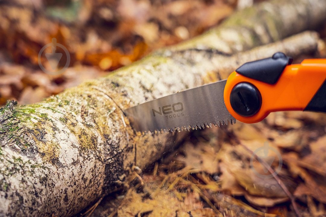 Пила складная NEO tools туристическая Bushcraft 43см 63-120 - фото 7