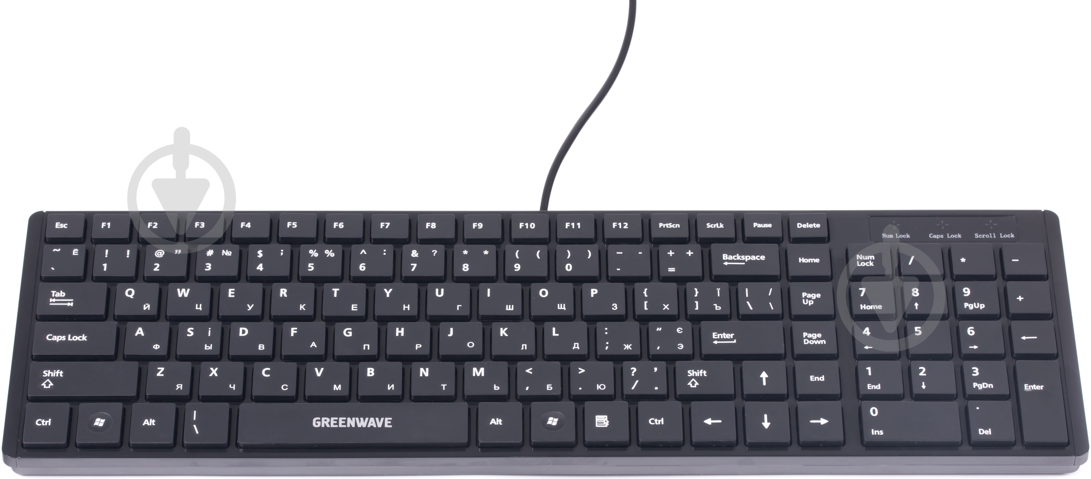 Клавиатура Greenwave Standard 205 (Standard 205) USB black - фото 2 Клавиатура Greenwave Standard 205 (Standard 205) USB black - фото 2