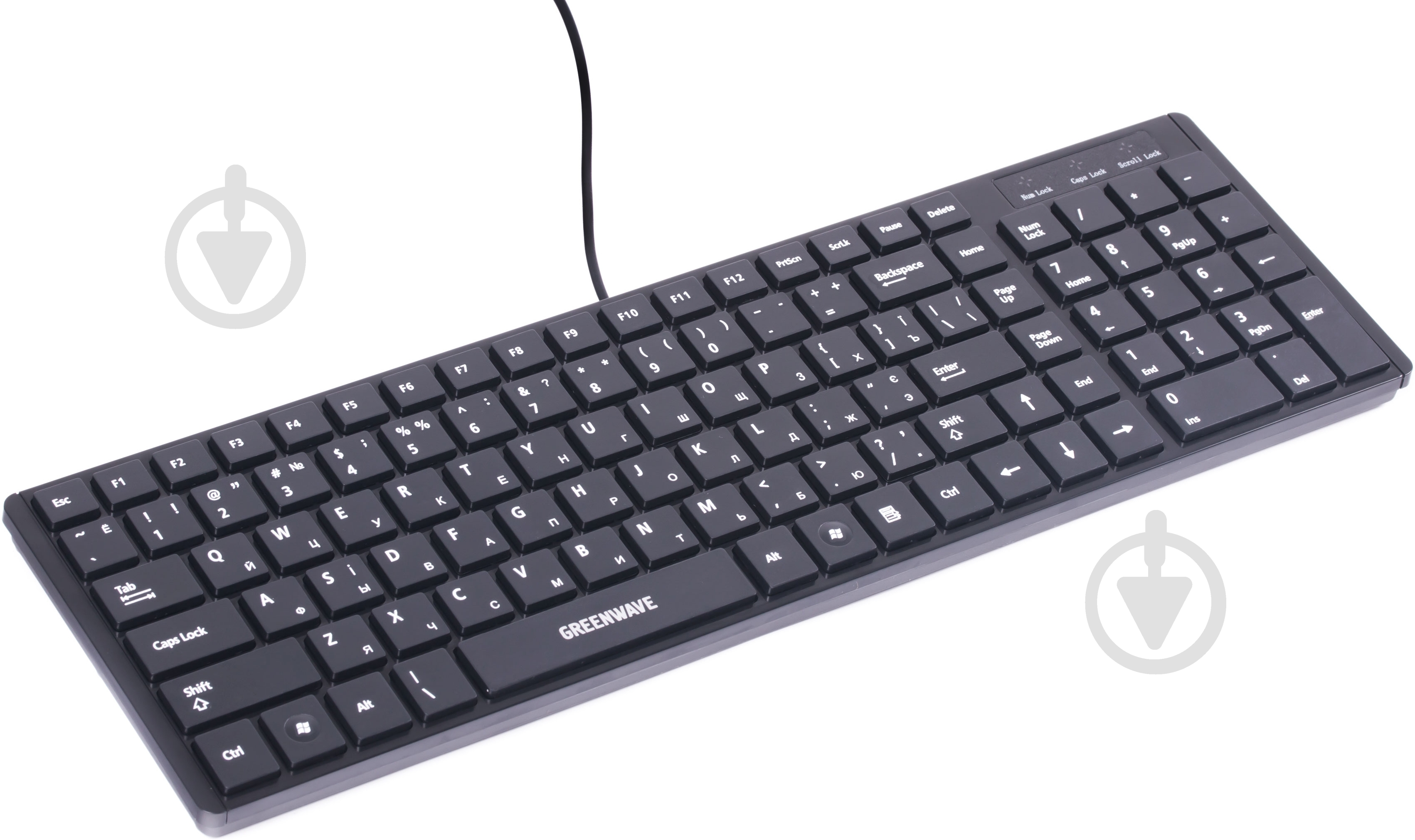 Клавиатура Greenwave Standard 205 (Standard 205) USB black - фото 3 Клавиатура Greenwave Standard 205 (Standard 205) USB black - фото 3