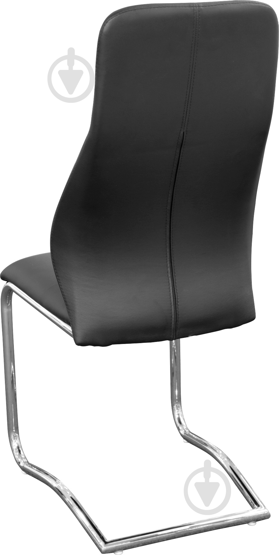 Стул обеденный Балтимор хром/черный - фото 3