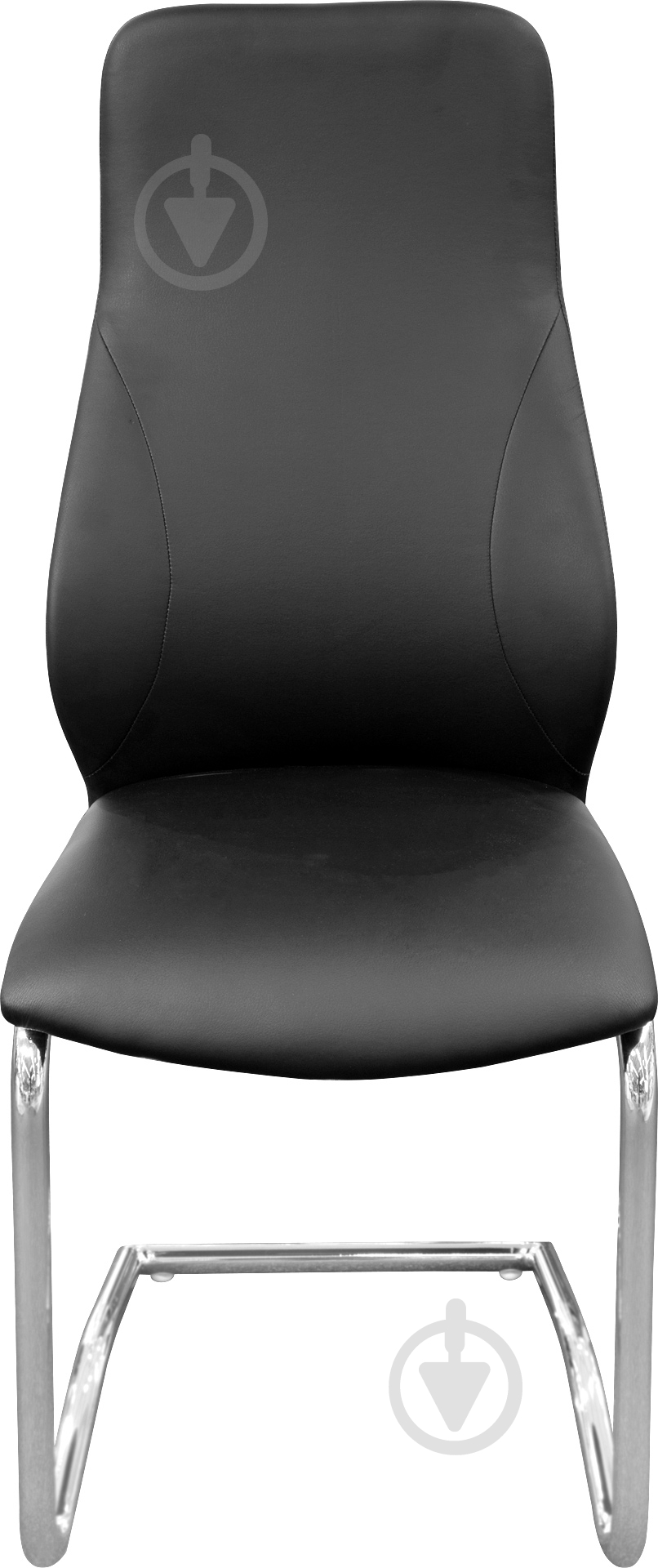 Стул обеденный Балтимор хром/черный - фото 2