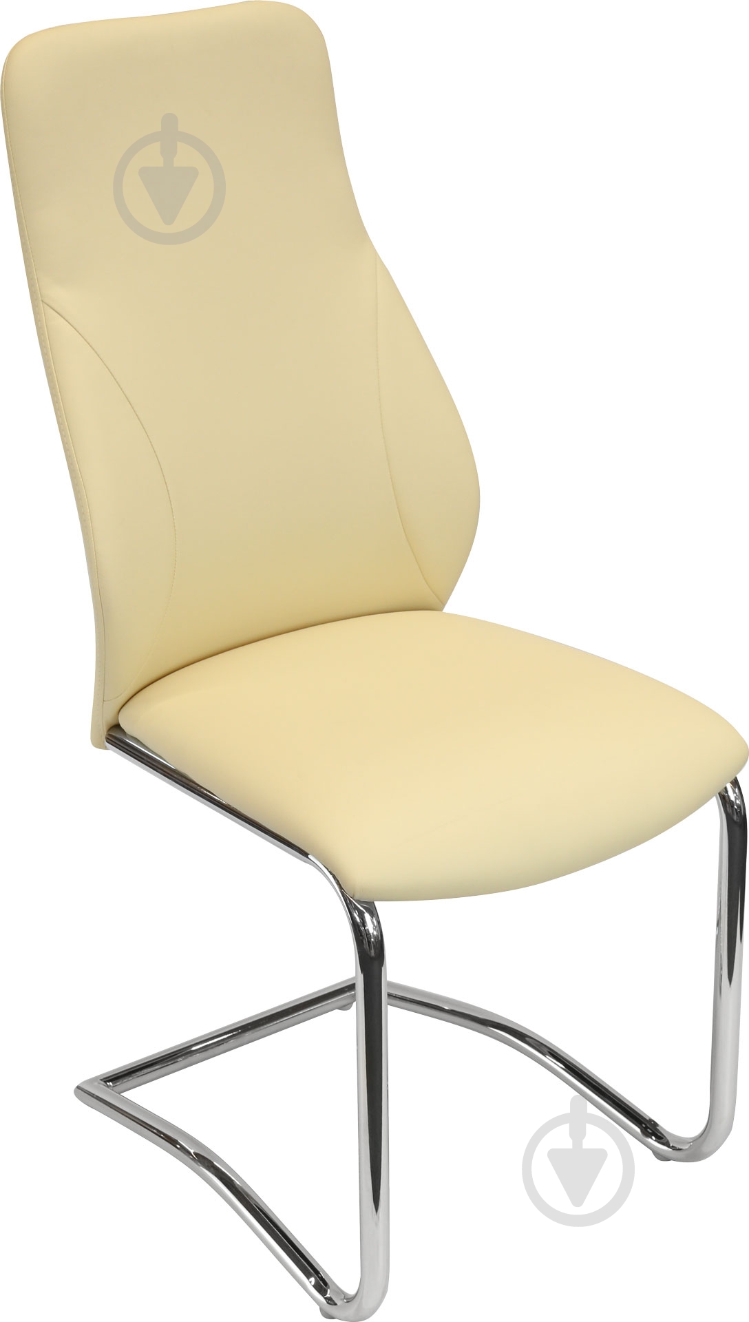 Стул обеденный Балтимор хром/бежевый - фото 1