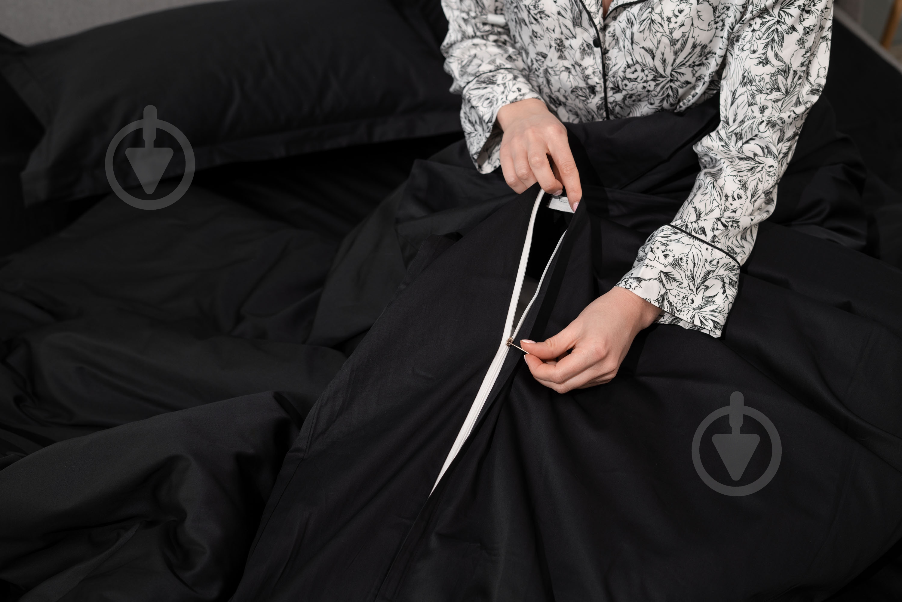 Комплект постельного белья 2,0 Mix&Match Premium ART2022SL черный Ardesto - фото 9 Комплект постельного белья 2,0 Mix&Match Premium ART2022SL черный Ardesto - фото 9