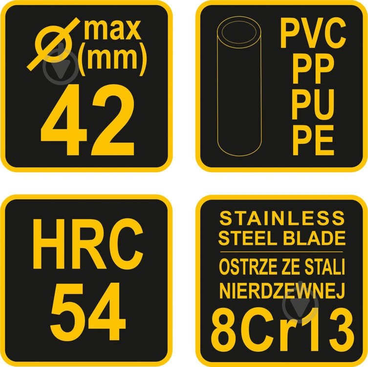 Труборез Vorel 42 мм 78341 - фото 3 Труборез Vorel 42 мм 78341 - фото 3