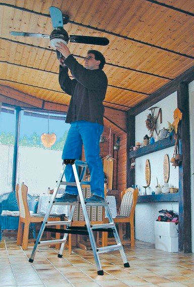 Драбина-стрем’янка Krause Dopplo двостороння 2x4 (120403) - фото 4