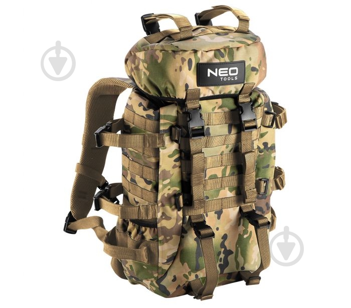 Рюкзак тактический NEO tools камуфляж 30 л полиэстер 600D (84-325) - фото 1 Рюкзак тактический NEO tools камуфляж 30 л полиэстер 600D (84-325) - фото 1