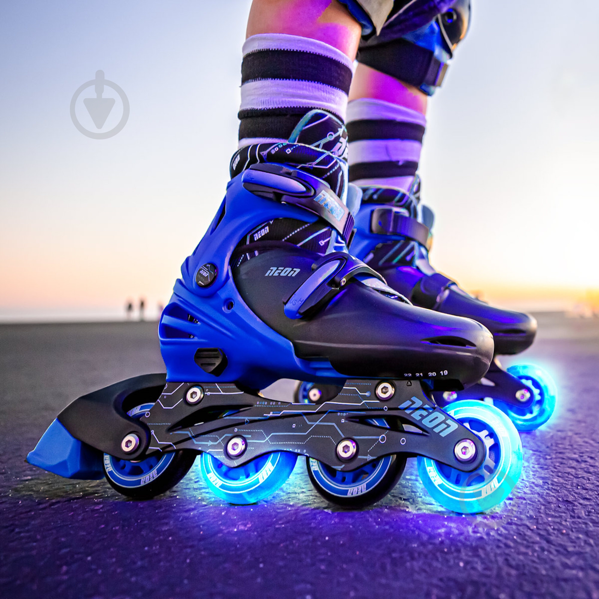 Роликовые коньки Neon Inline NT08B4 р. 34-37 синий - фото 7 Роликовые коньки Neon Inline NT08B4 р. 34-37 синий - фото 7