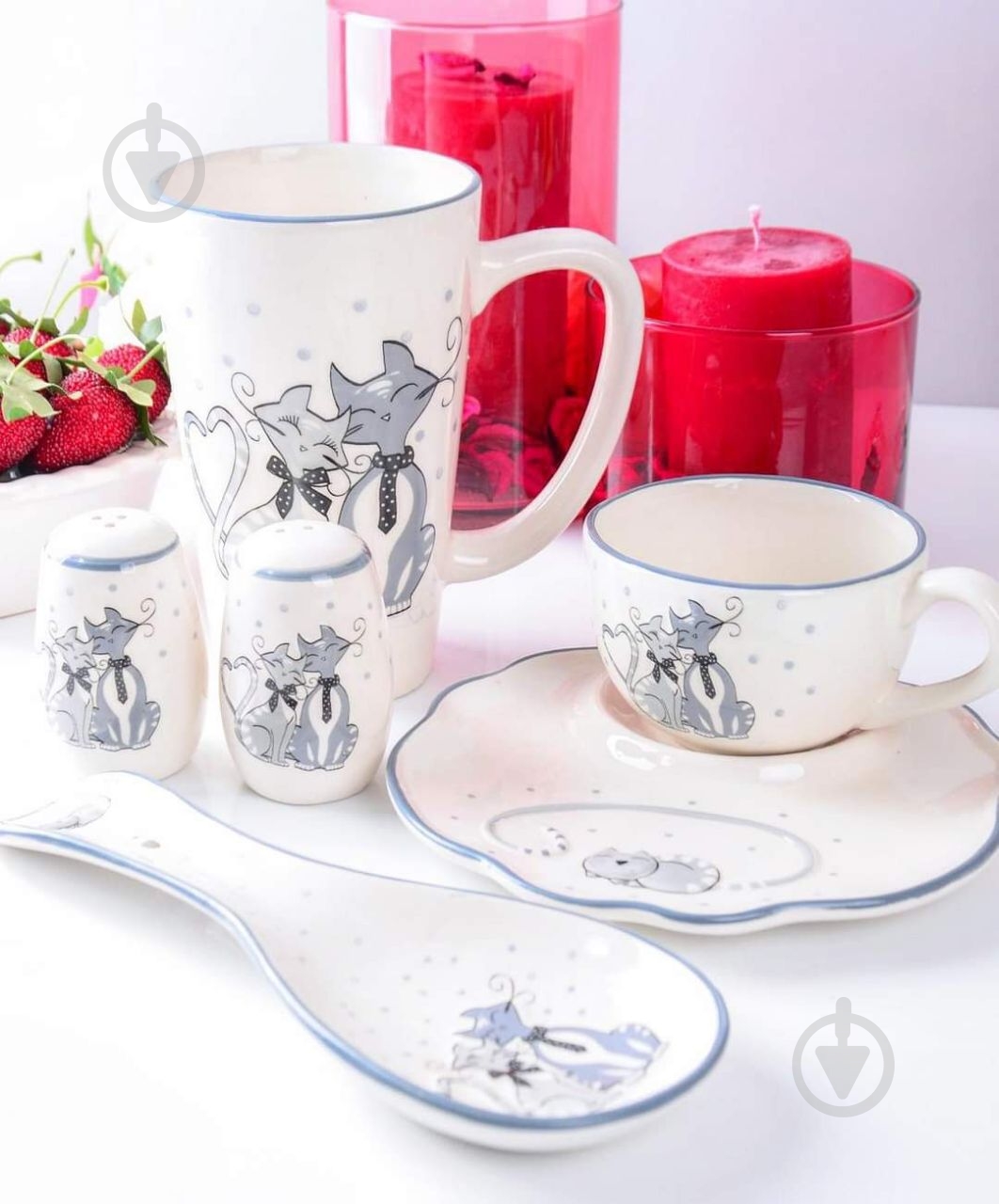 Чашка Lefard Кошки 750 мл 940-100 - фото 2