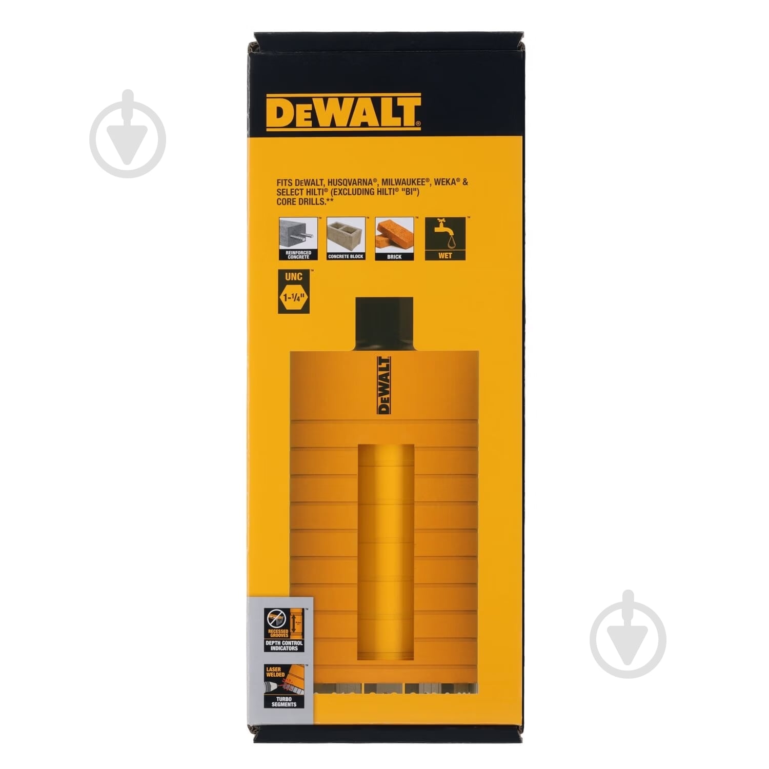 Коронка алмазная DeWalt POWERSHIFT 152 мм DCDW108 - фото 6