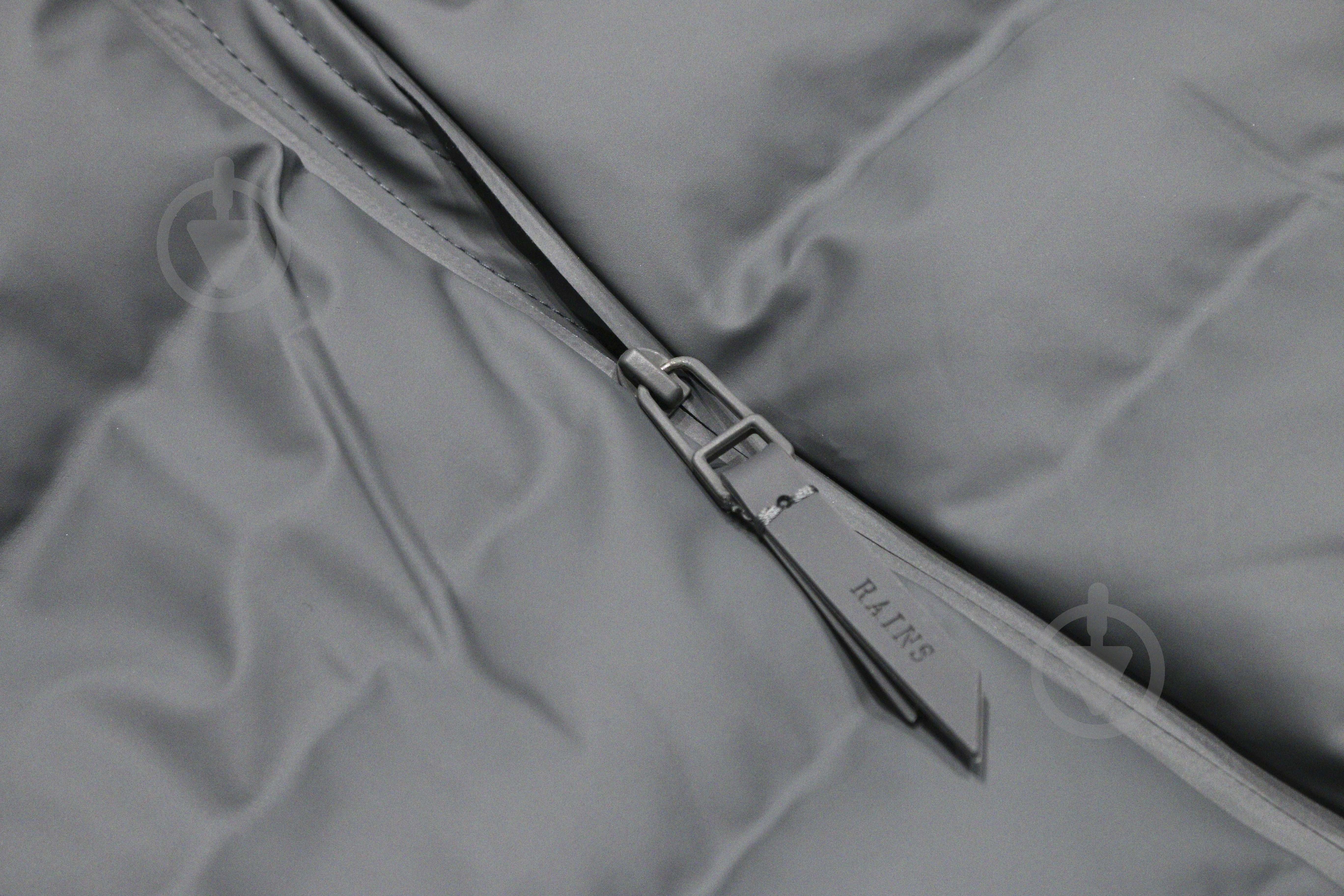 Пуховик Rains TREKKER JACKET 15430-07 р.M-L серый - фото 6