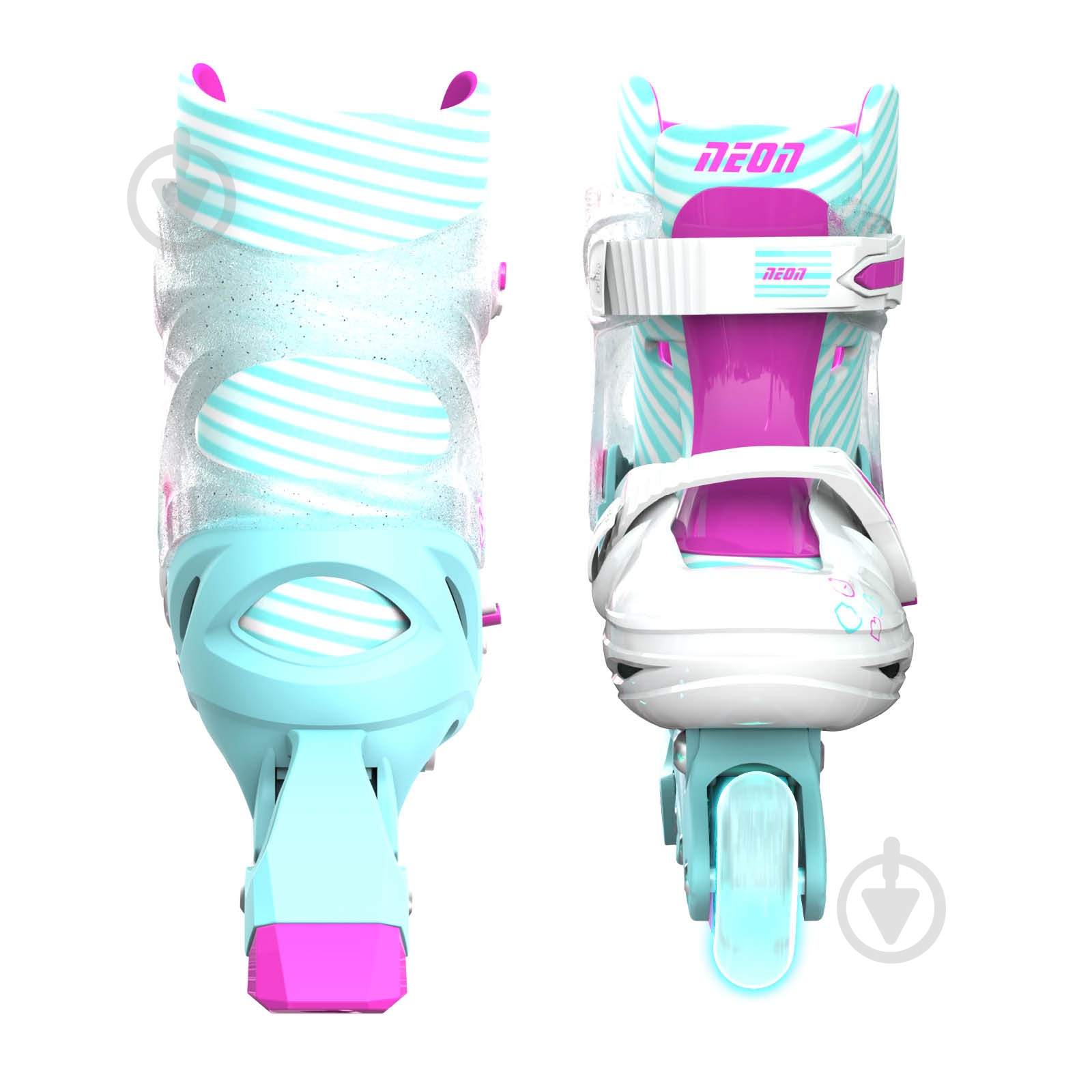 Роликовые коньки Neon Inline NT08T4 р. 34-37 бирюзовый - фото 3 Роликовые коньки Neon Inline NT08T4 р. 34-37 бирюзовый - фото 3