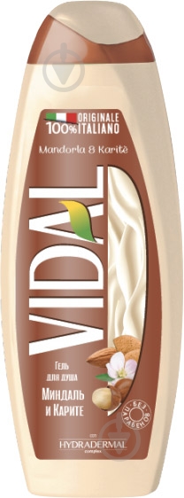 Гель для душа Vidal Миндаль и карите 500 мл - фото 1 Гель для душа Vidal Миндаль и карите 500 мл - фото 1