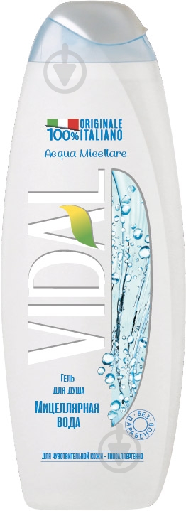 Гель для душа Vidal Мицеллярная вода 500 мл - фото 1