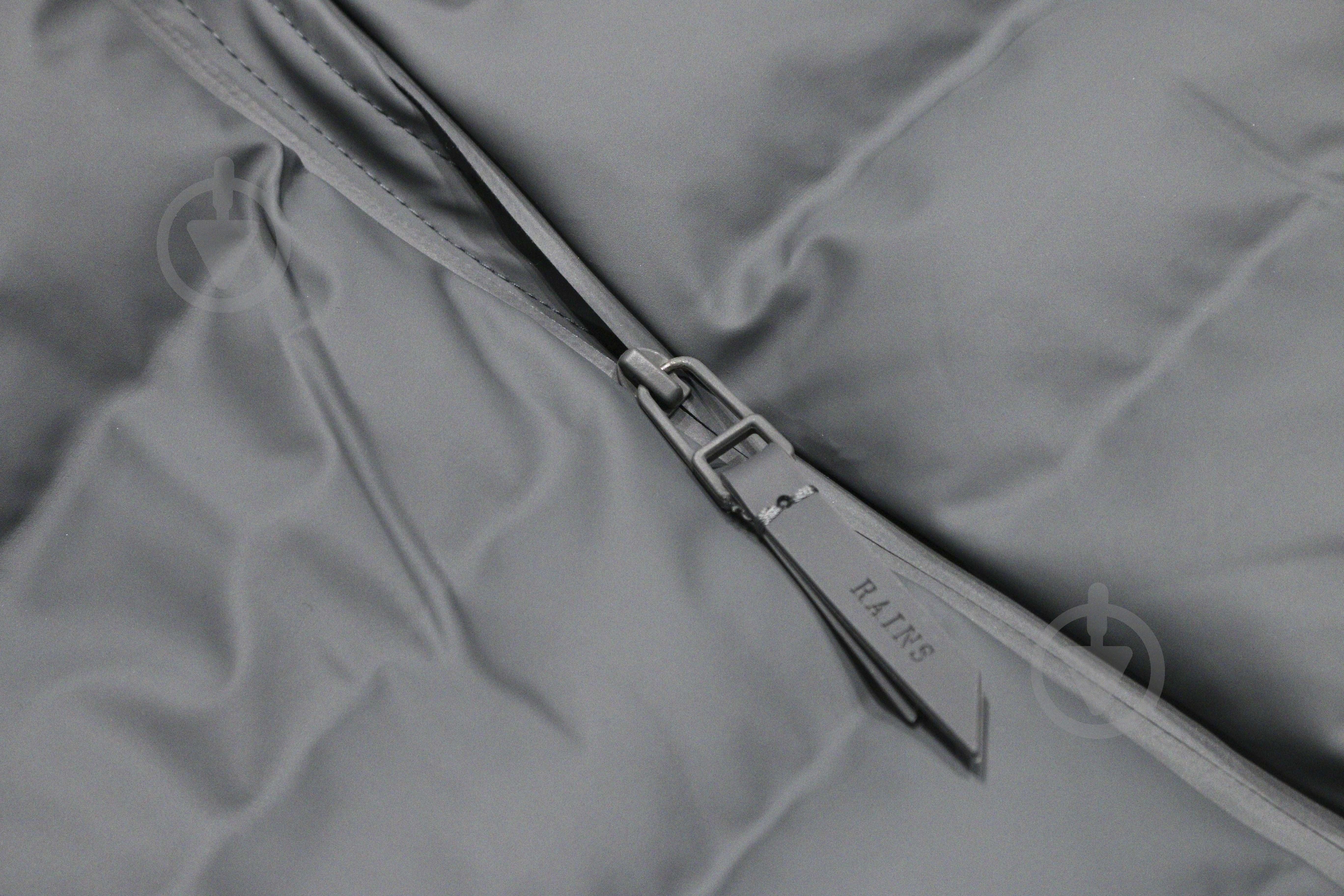 Пуховик Rains TREKKER JACKET 15430-07 р.XS-S серый - фото 6