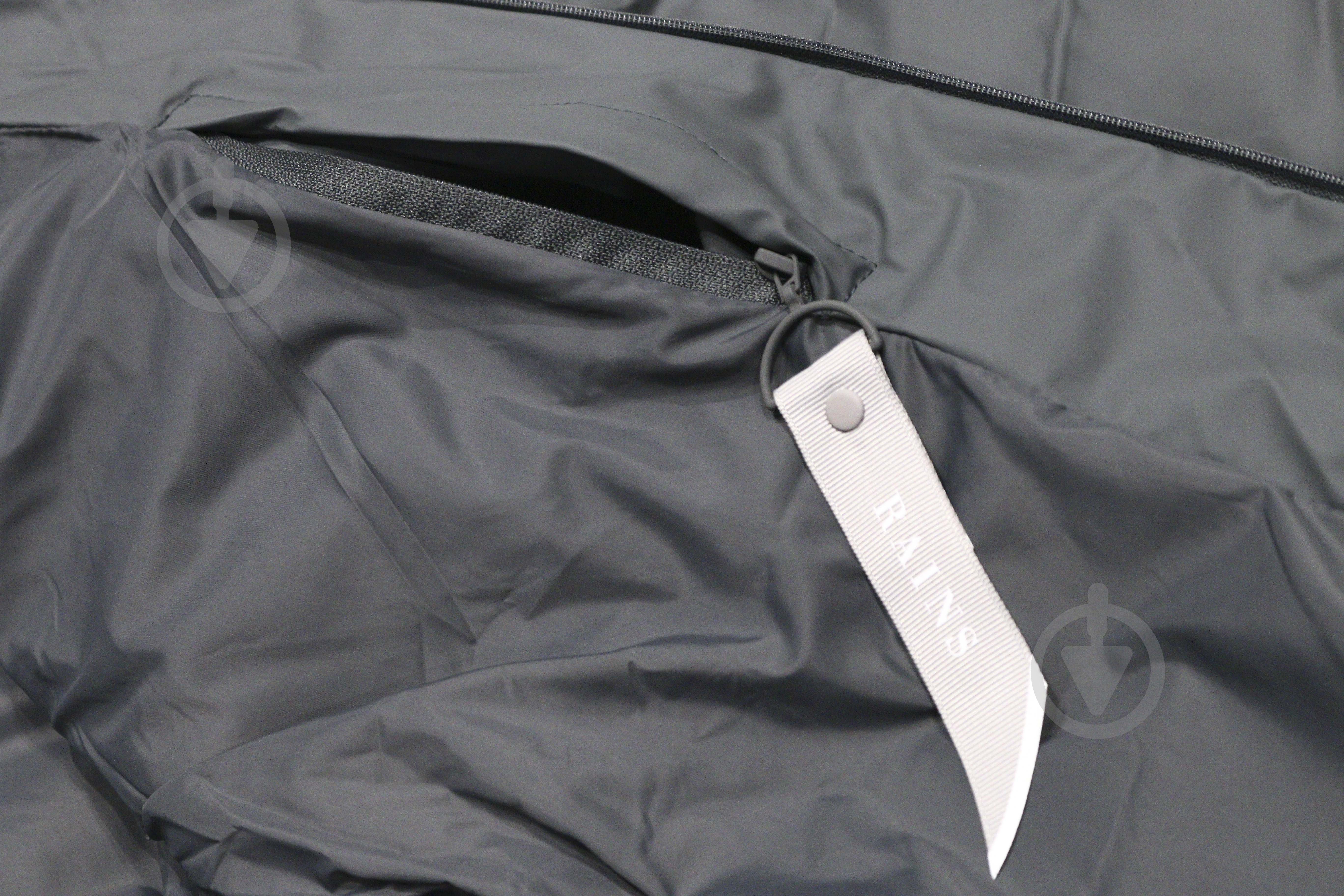 Пуховик Rains TREKKER JACKET 15430-07 р.XS-S серый - фото 7