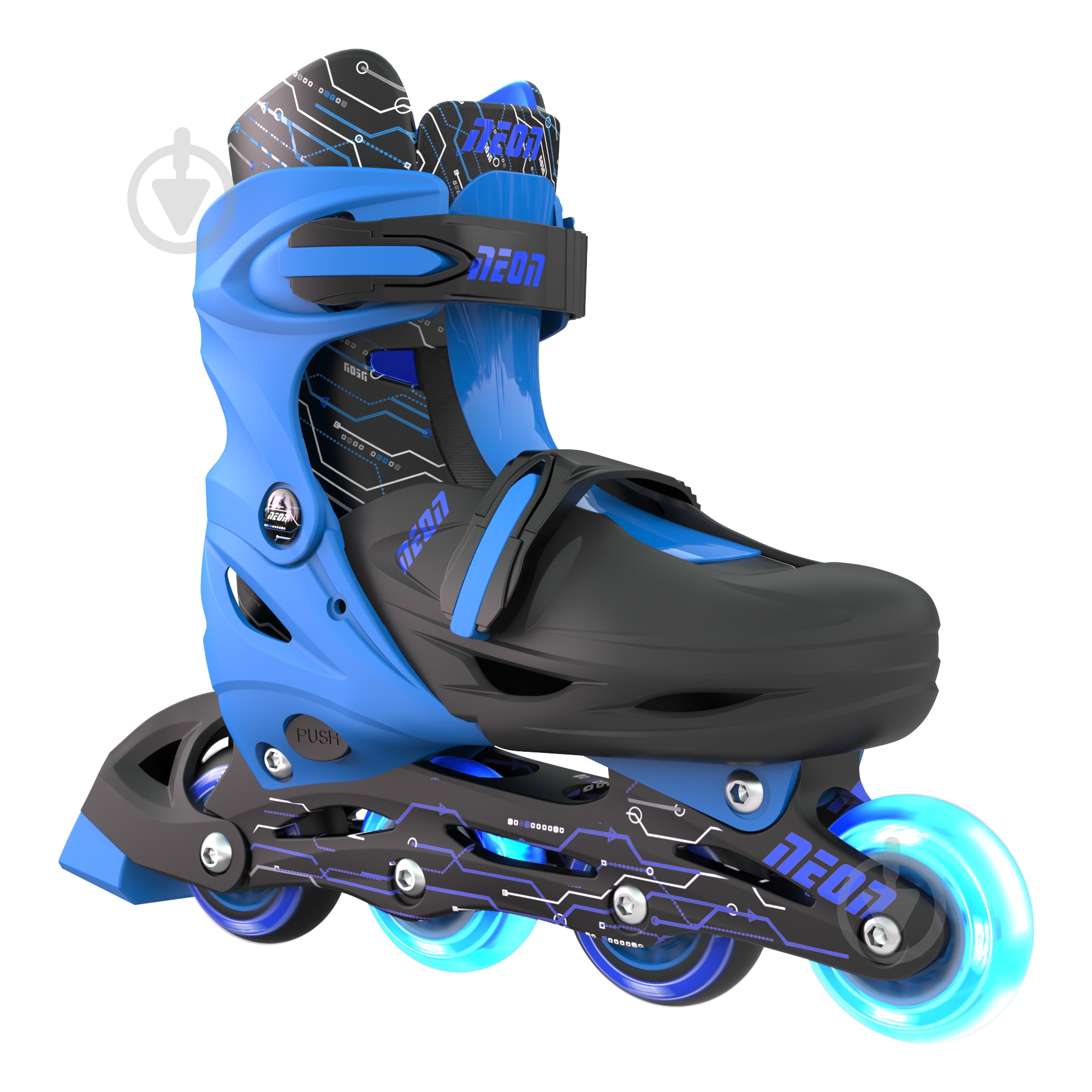 Роликовые коньки Neon Сombo NT09B4 р. 30-33 синий - фото 1 Роликовые коньки Neon Сombo NT09B4 р. 30-33 синий - фото 1