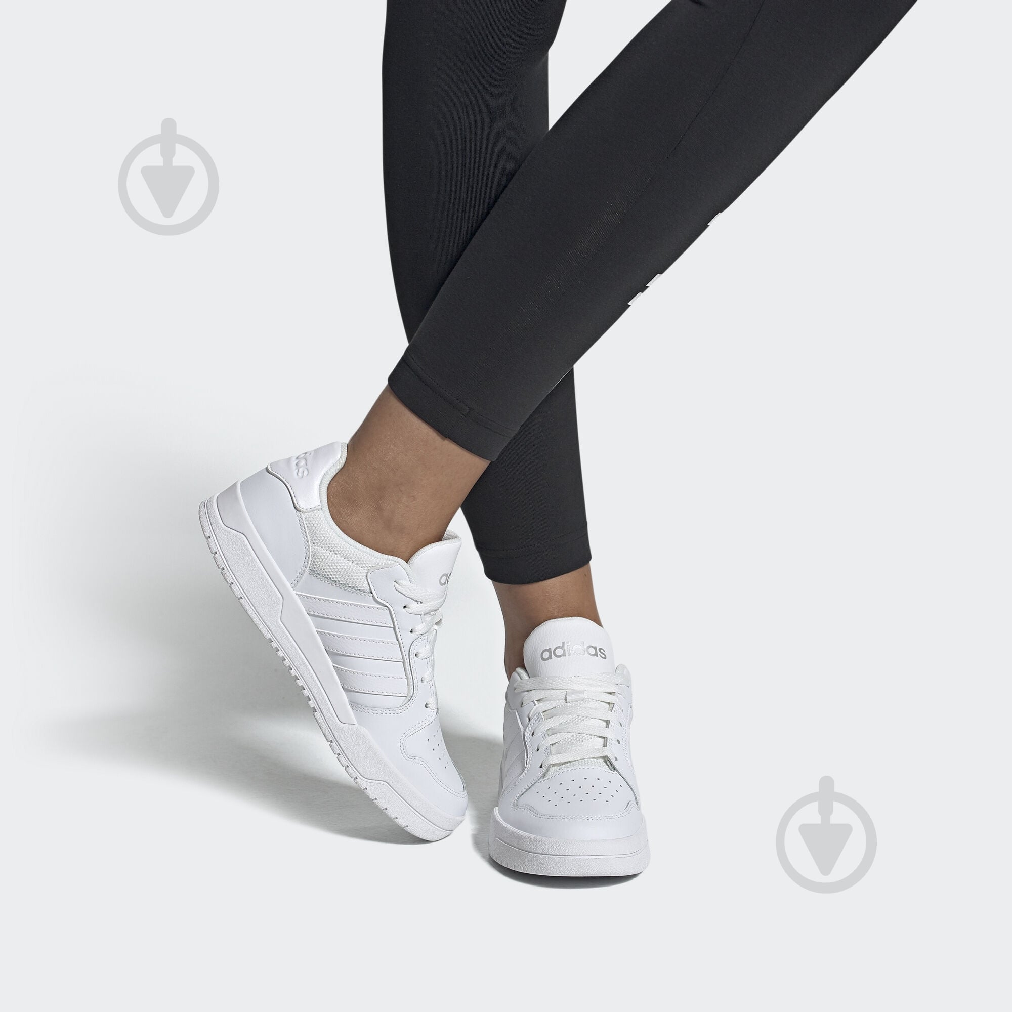 Кроссовки женские демисезонные Adidas ENTRAP EG4329 р.36 2/3 белые - фото 10