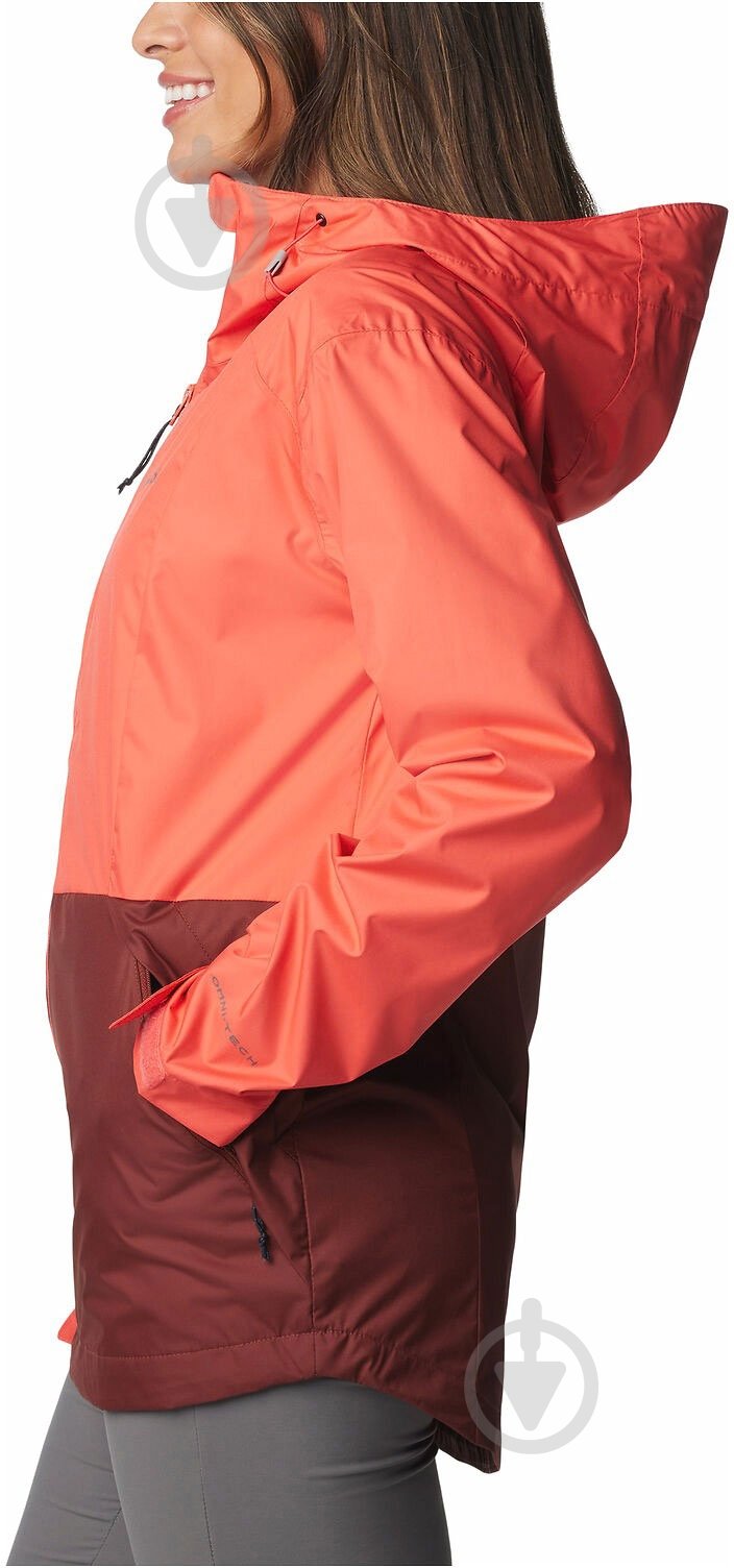 Куртка Columbia Inner Limits III Waterproof 2071433-608 р.L оранжевая - фото 3 Куртка Columbia Inner Limits III Waterproof 2071433-608 р.L оранжевая - фото 3