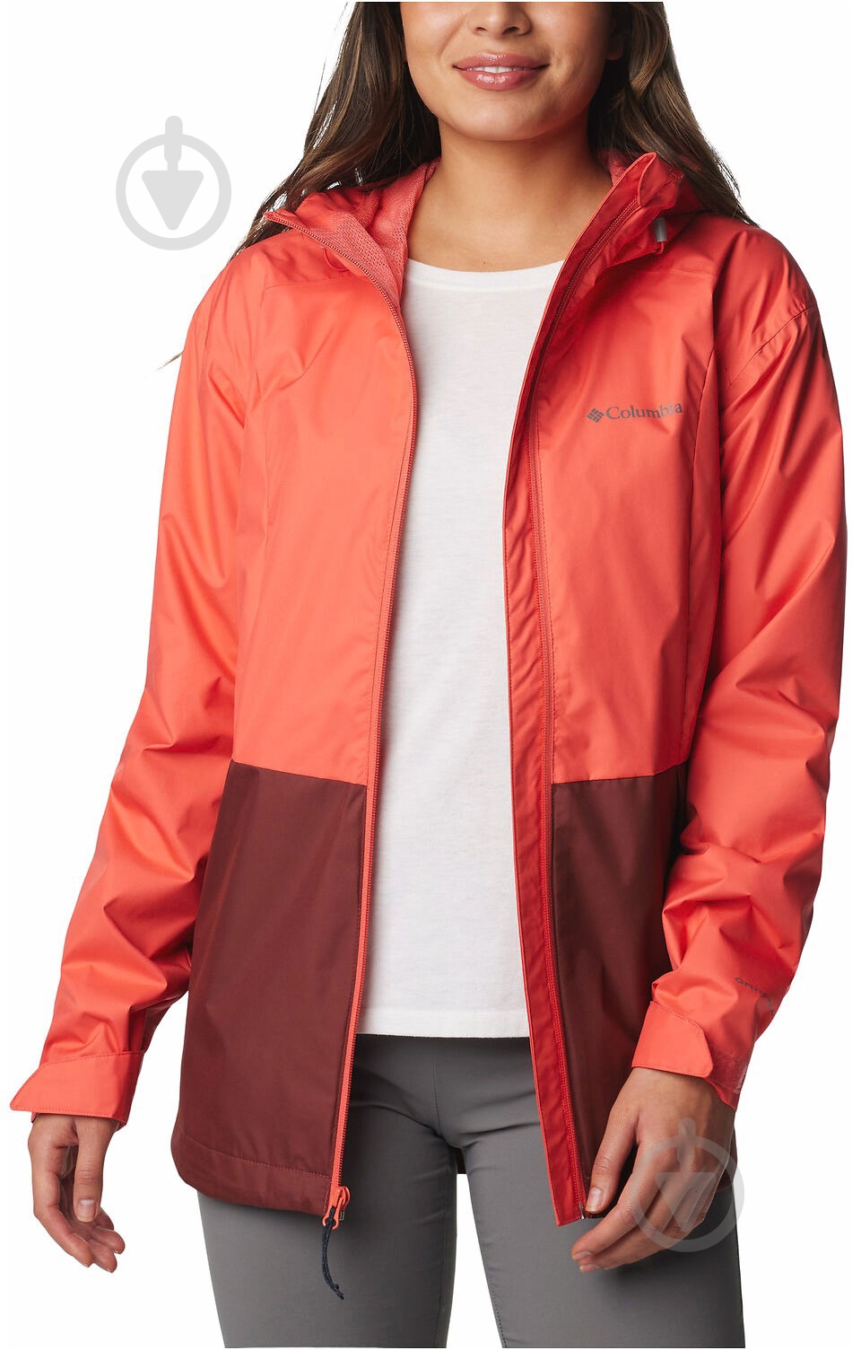 Куртка Columbia Inner Limits III Waterproof 2071433-608 р.L оранжевая - фото 1 Куртка Columbia Inner Limits III Waterproof 2071433-608 р.L оранжевая - фото 1