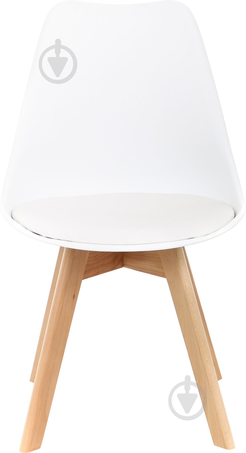 Стул обеденный Soft белый бежевый/белый - фото 1