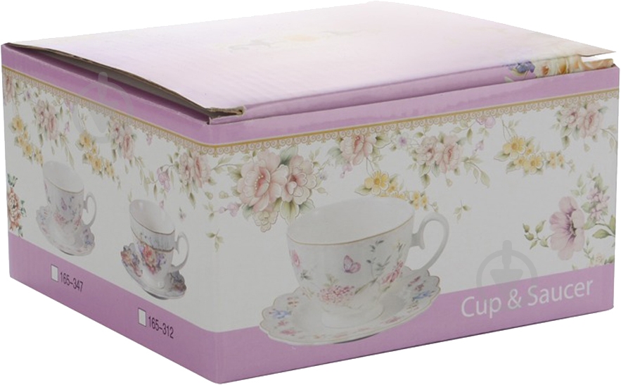 Чашка с блюдцем Lefard 220 мл 165-347 - фото 2 Чашка с блюдцем Lefard 220 мл 165-347 - фото 2