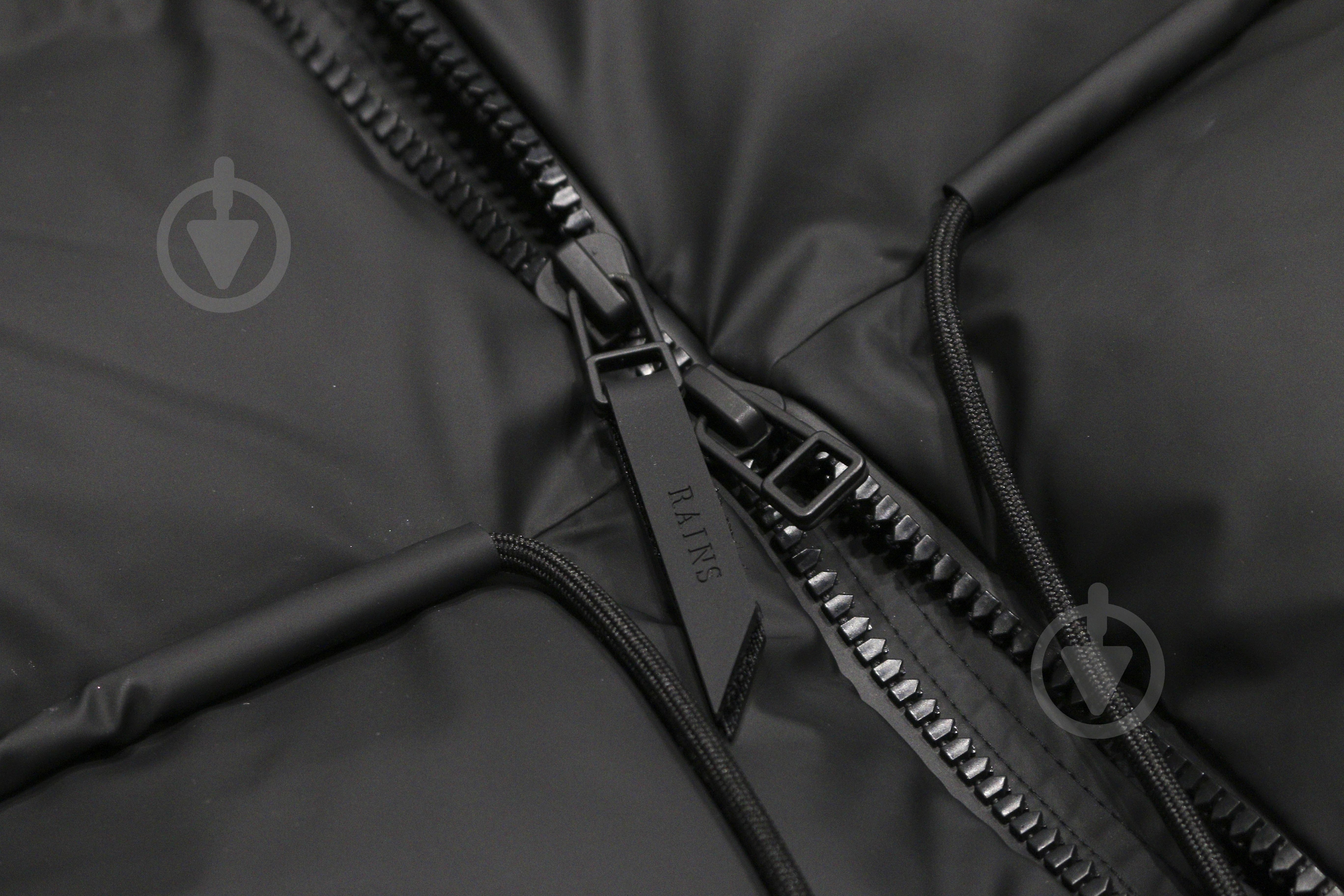 Пуховик Rains PUFFER W JACKET 15370-01 р.M-L черный - фото 6