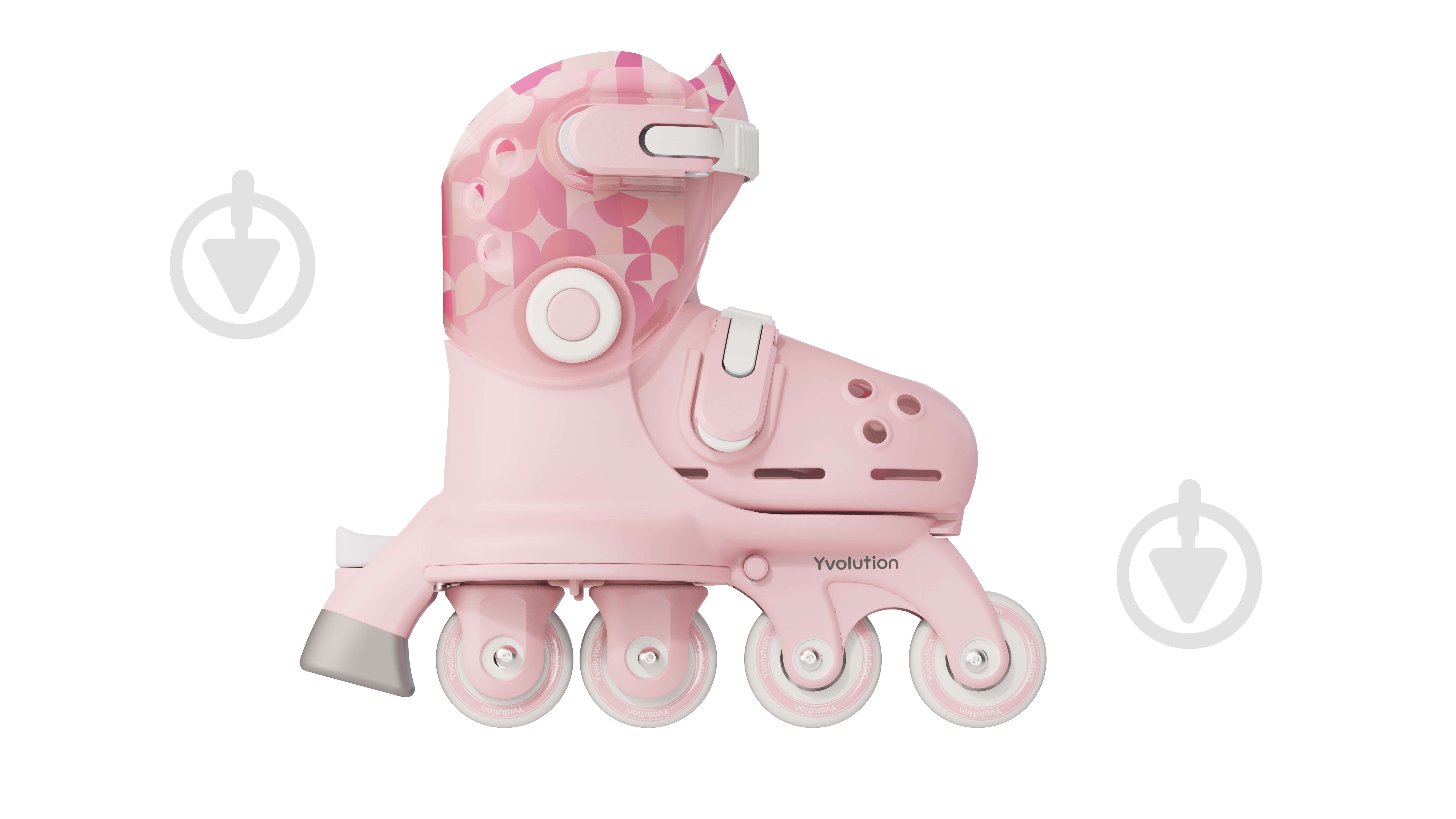 Роликовые коньки Yvolution Twista YR25P4 р. 24-28 розовый - фото 3