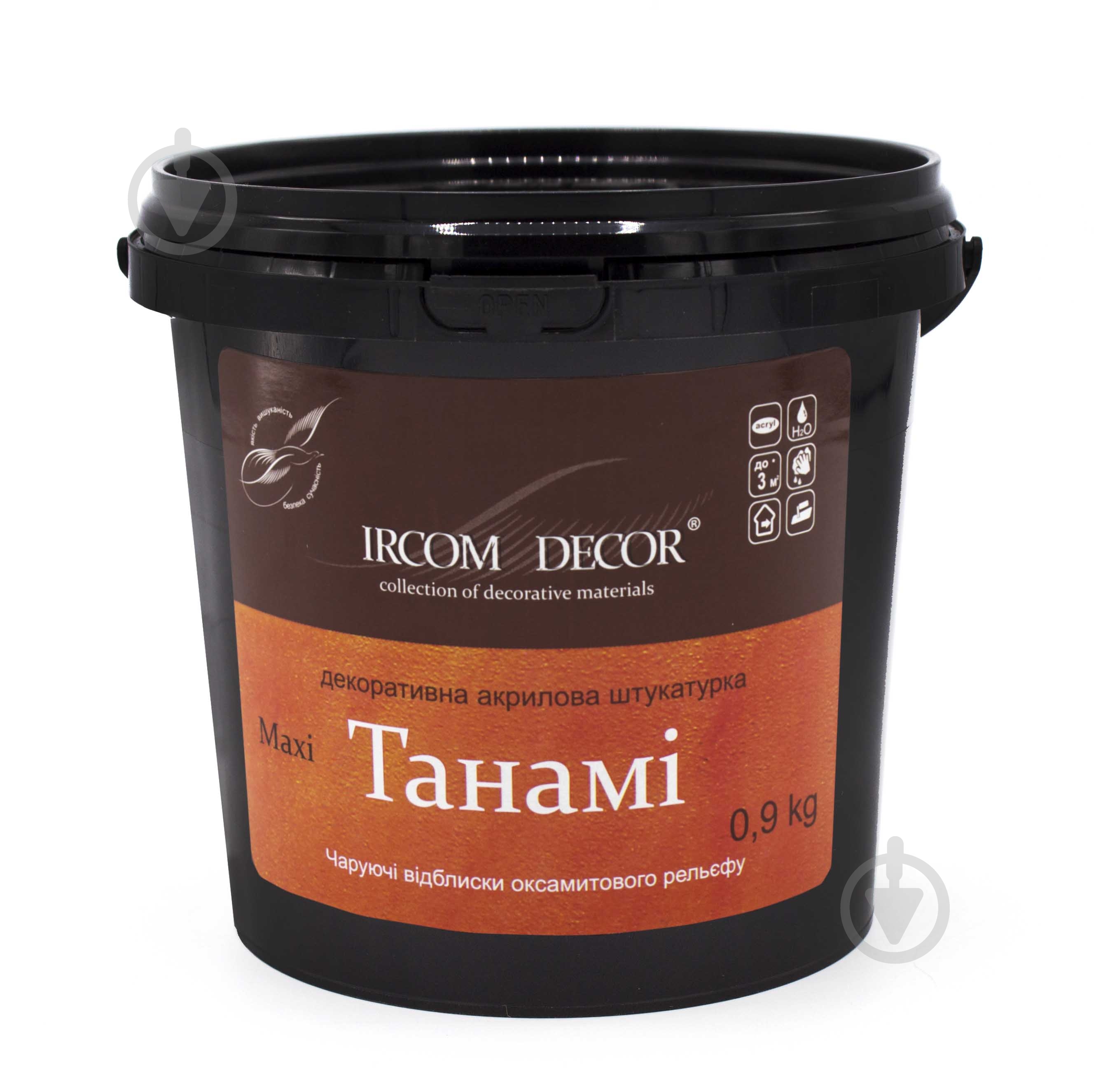 Декоративная шпаклевка моделирующая Ircom Decor Танами maxi 0,9 кг /серебряный - фото 1 Декоративная шпаклевка моделирующая Ircom Decor Танами maxi 0,9 кг /серебряный - фото 1