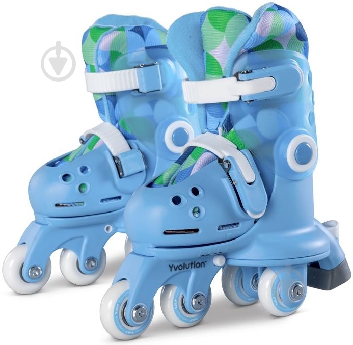 Роликовые коньки Yvolution Twista YC01B4 р. 30-34 голубой - фото 1