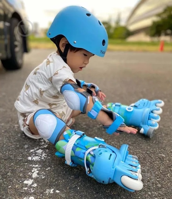 Роликовые коньки Yvolution Twista YC01B4 р. 30-34 голубой - фото 6