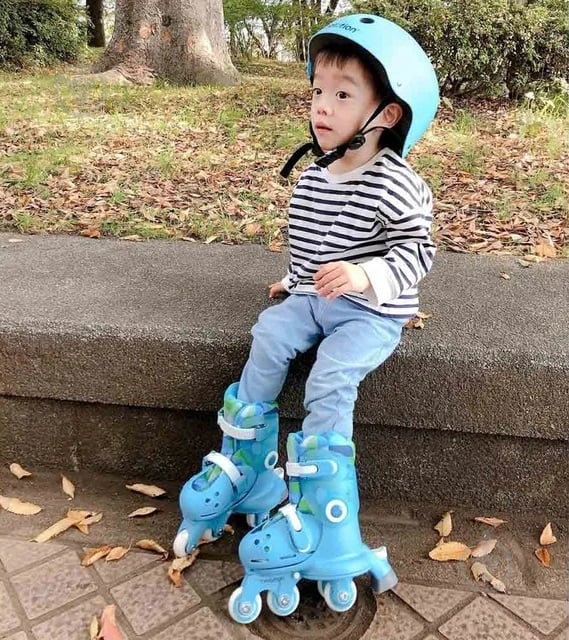 Роликовые коньки Yvolution Twista YC01B4 р. 30-34 голубой - фото 9