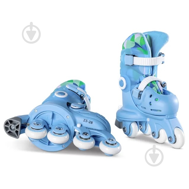 Роликовые коньки Yvolution Twista YC01B4 р. 30-34 голубой - фото 2
