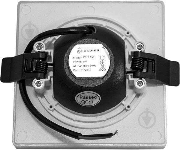 Светильник точечный Estares PA-S 8 Вт 4500 К белый - фото 2 Светильник точечный Estares PA-S 8 Вт 4500 К белый - фото 2