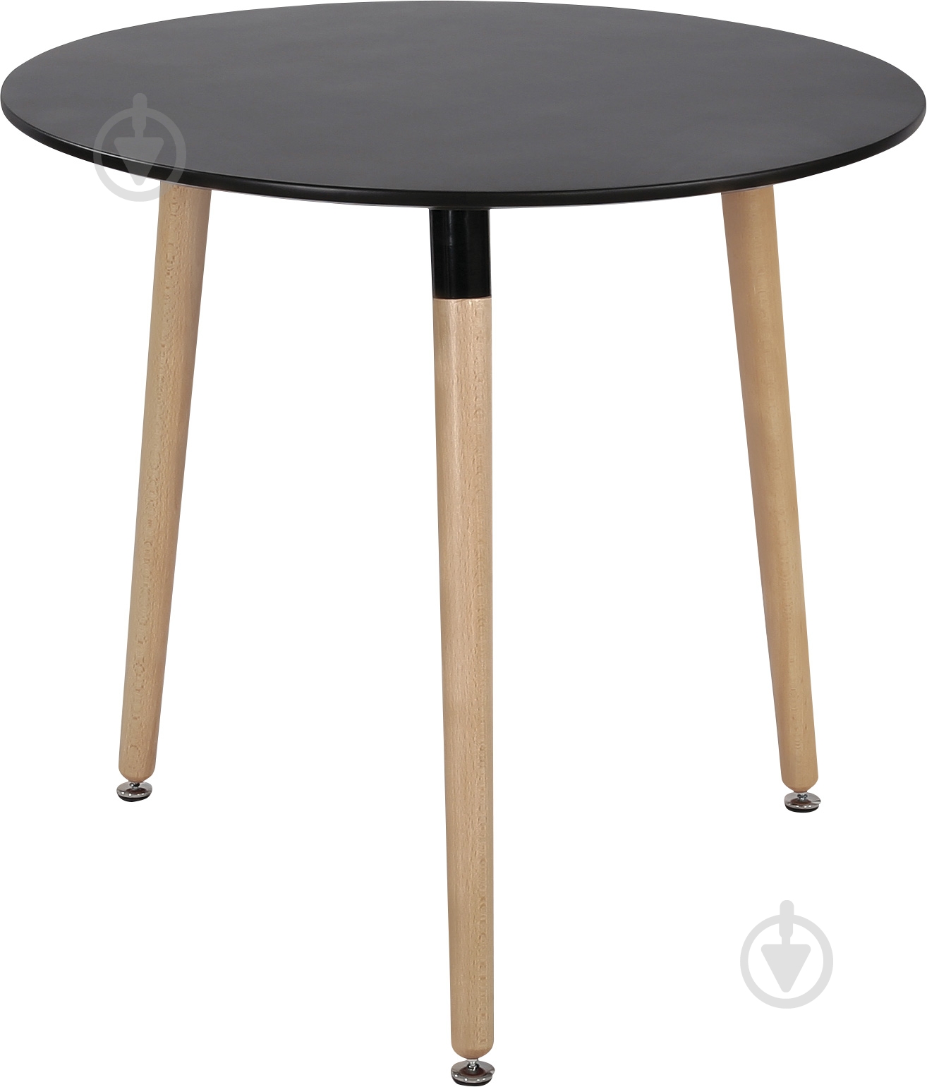 Стол обеденный Style black round - фото 1