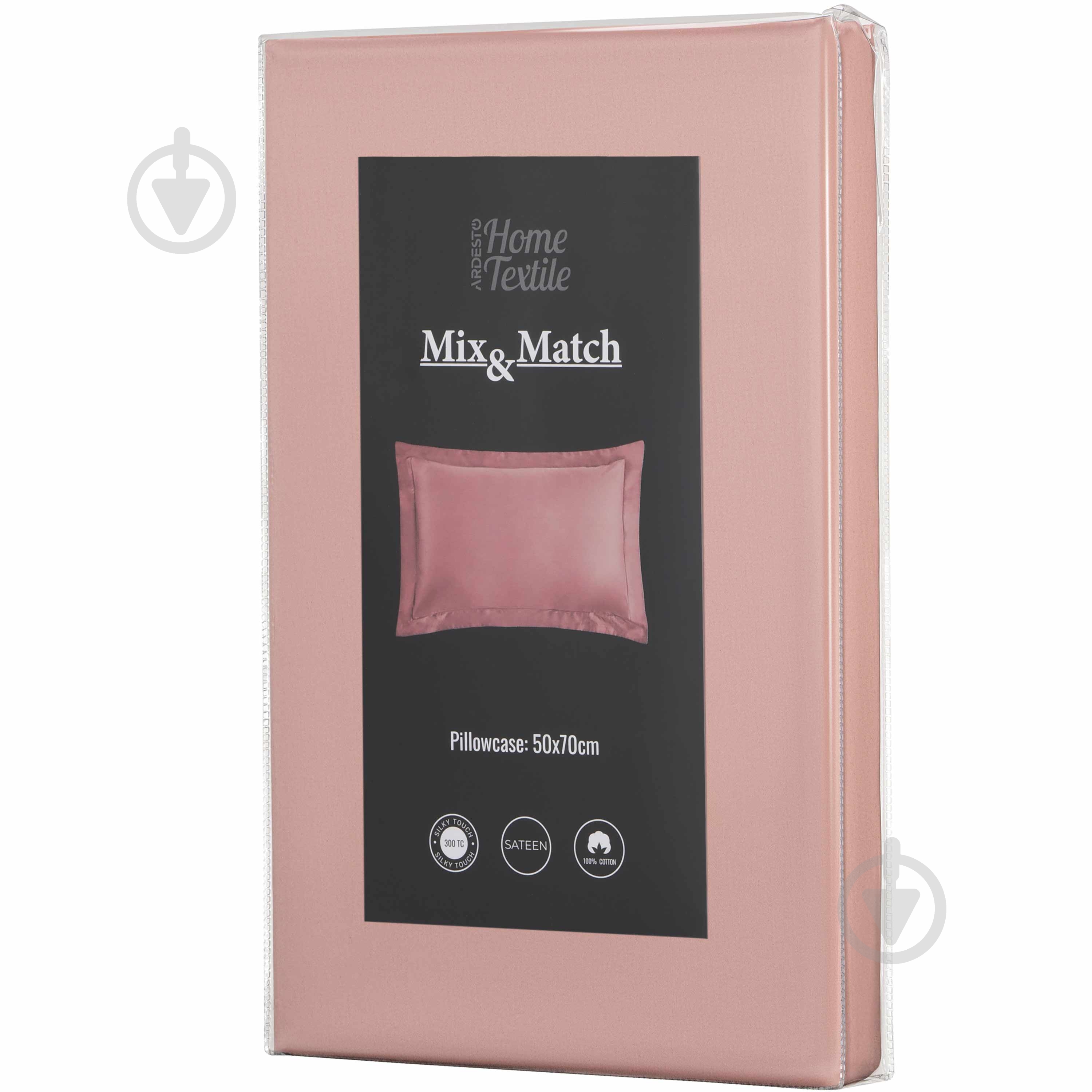 Наволочка Mix&Match Premium Ardesto ART5070PCU 50x70 см светло-розовый Ardesto - фото 2 Наволочка Mix&Match Premium Ardesto ART5070PCU 50x70 см светло-розовый Ardesto - фото 2