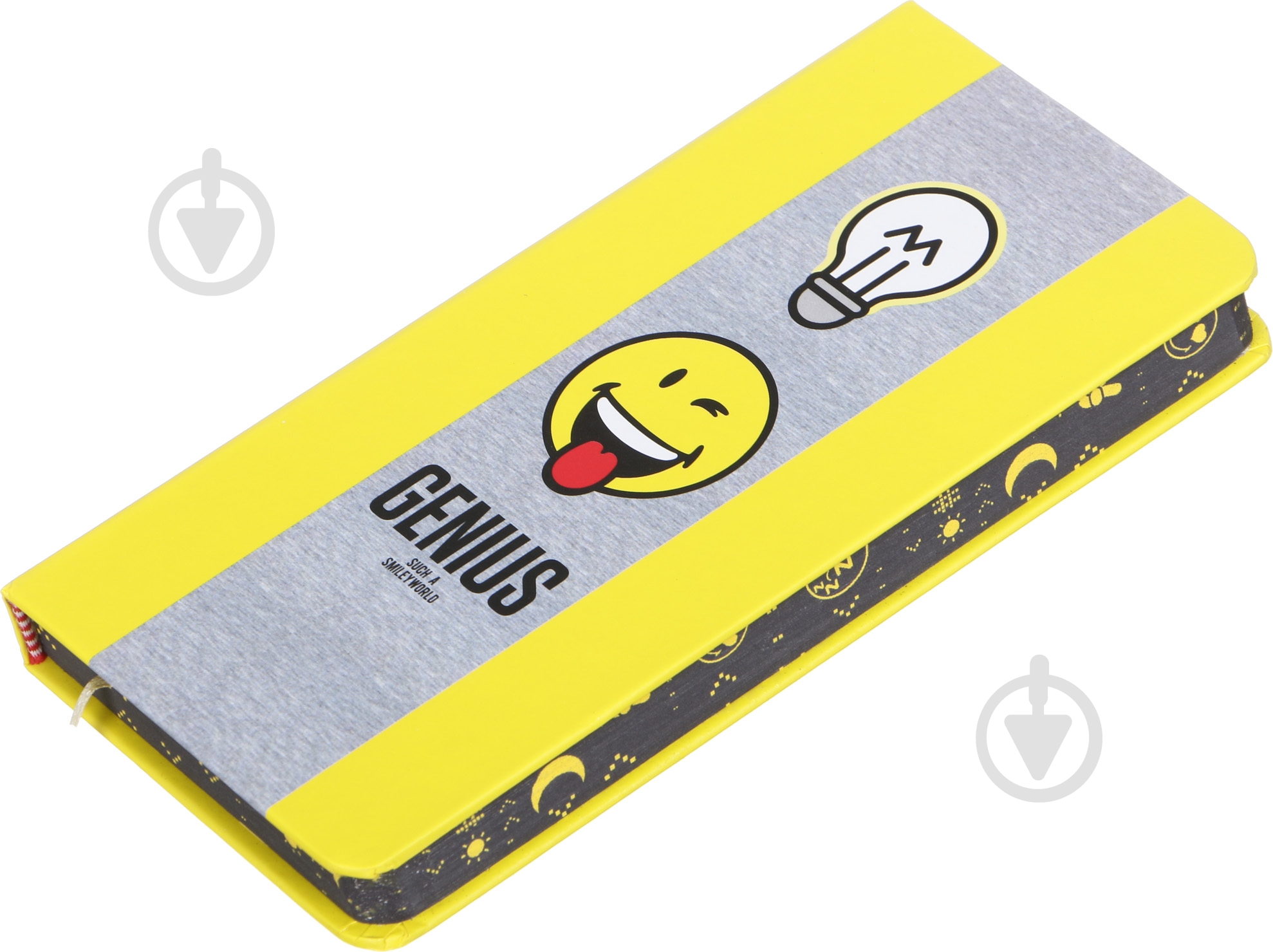 Книга для записей Гений 128 страниц желтая Smiley - фото 2