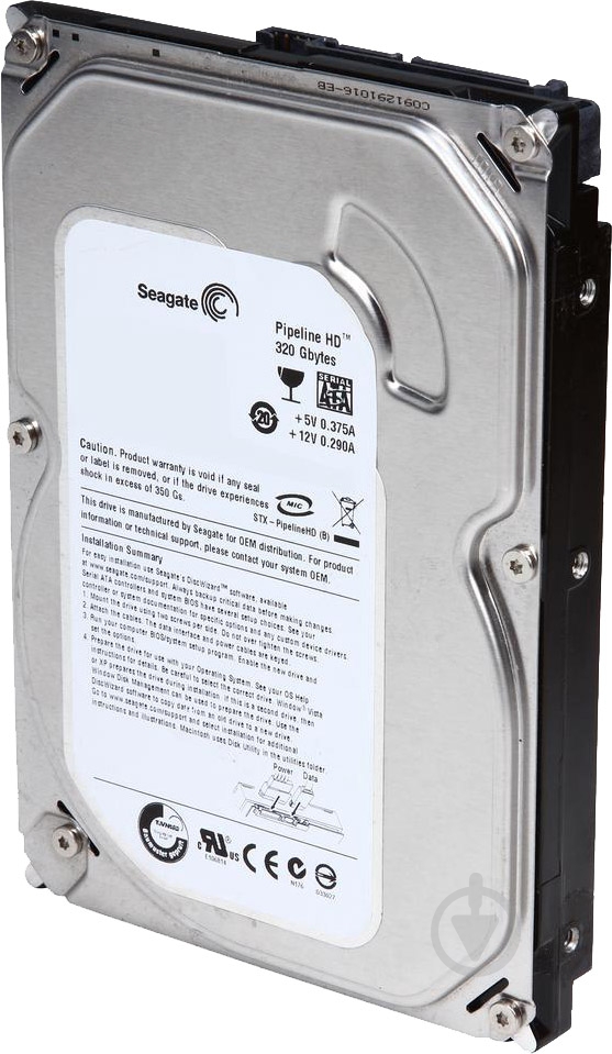 Жесткий диск Seagate Pipeline HD 320 ГБ 3,5" SATA II (# ST3320310CS #) - фото 2