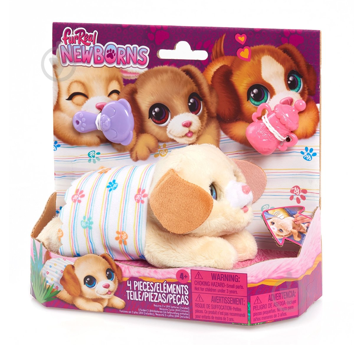 Інтерактивний ігровий набір FurReal Friends серії Newborns Цуценятко 28074 - фото 3