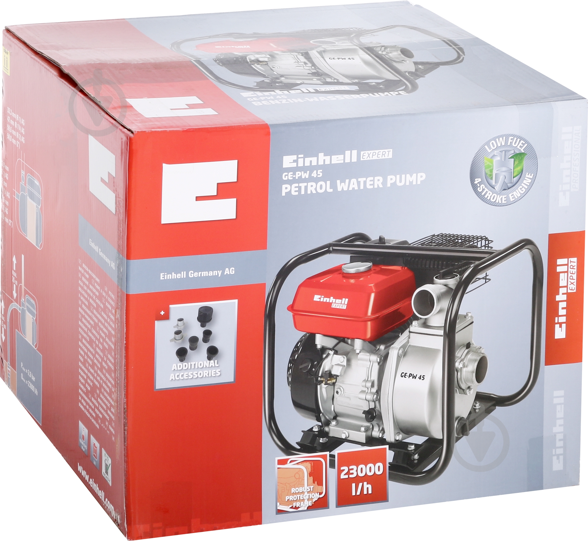 Мотопомпа бензиновая Einhell GE-PW 45 - фото 6