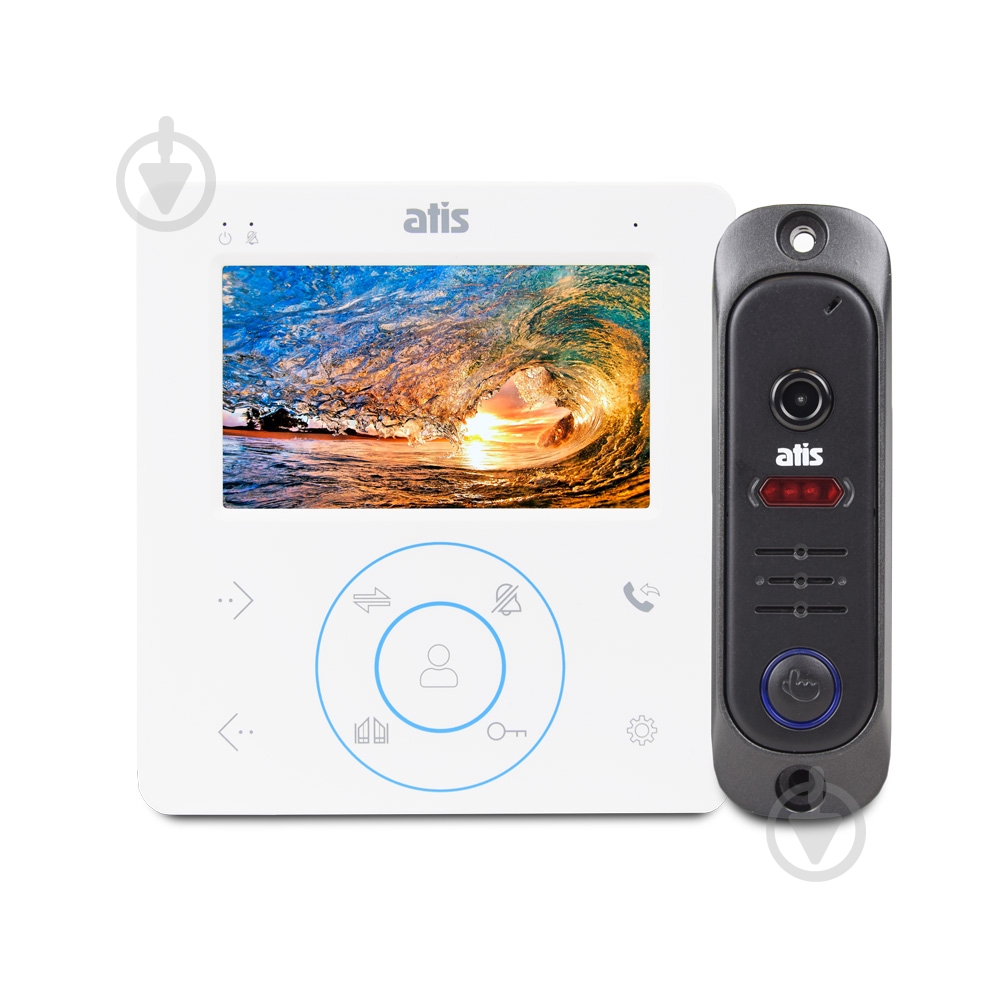 Комплект Atis видеодомофона AD-480 W Kit box 114345 - фото 1 Комплект Atis видеодомофона AD-480 W Kit box 114345 - фото 1