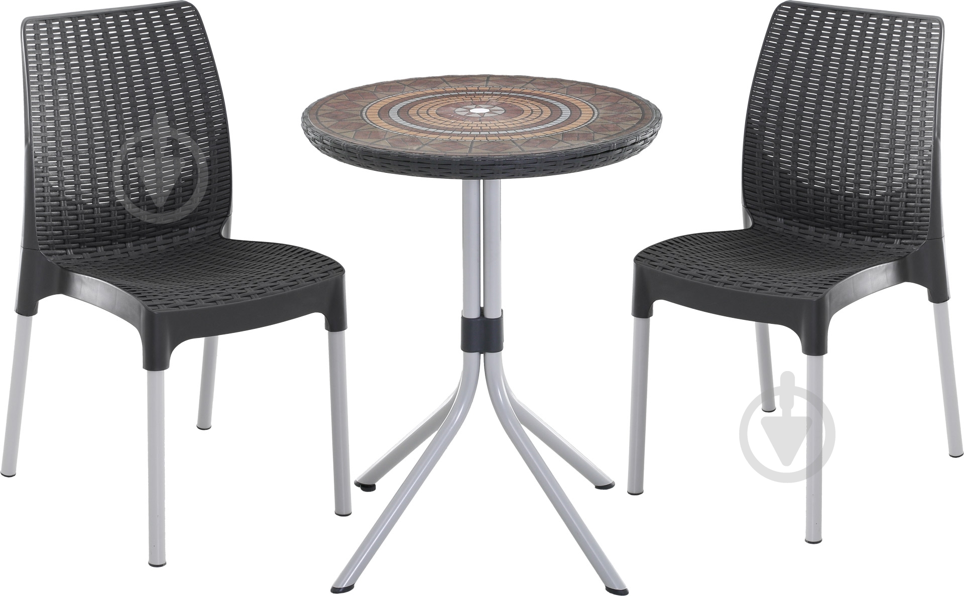 Комплект мебели Keter Chelsea антрацит антрацит - фото 1