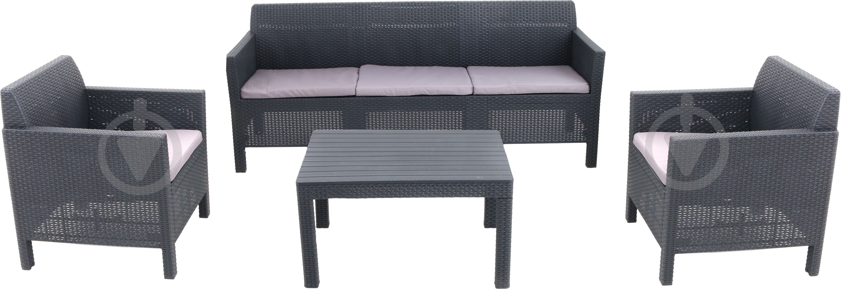 Комплект мебели Keter Orlando антрацит - фото 2