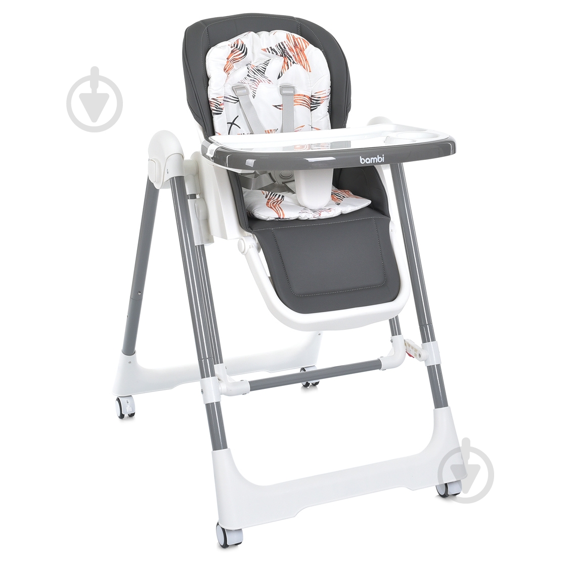 Стульчик для кормления Bambi M 5897 Gray - фото 1 Стульчик для кормления Bambi M 5897 Gray - фото 1